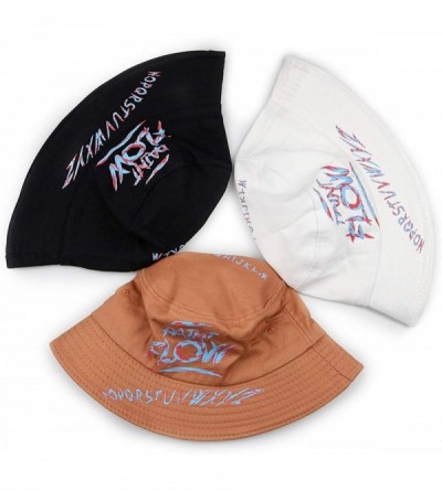 Bucket Hats Bucket Hat-Unisex 100% Cotton Packable Summer Caps Youth hat Size Free Summer Travel Bucket Hat - Style C-caramel...
