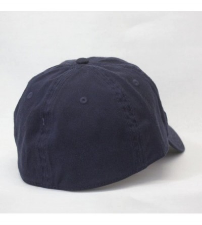 Baseball Caps Vintage Year Stretchable Cotton Flex Six Panel Anti-Odor Sweatband Baseball Cap - Navy - C9182GYLODI $17.19