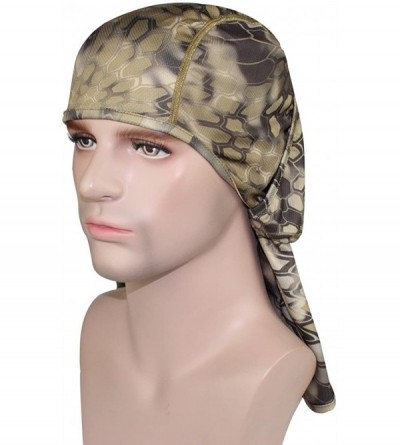 Balaclavas Windproof Cap Tactic CS Motorcycle Mask Sunscreen Hat Ski Balaclava Headgear - Khaki - CL189U8607Q $12.38