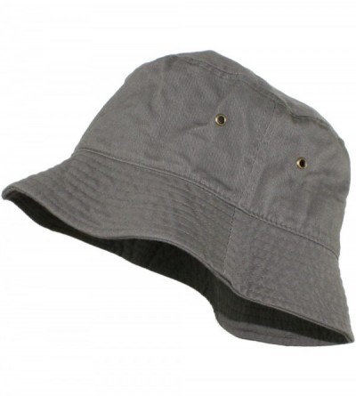 Bucket Hats Simple Solid Cotton Bucket Hat - Olive Green - CU11WJPLGQ3 $21.82