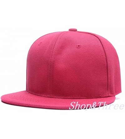 Baseball Caps Custom Embroidered Baseball Cap Personalized Snapback Mesh Hat Trucker Dad Hat - Hiphop Hot Pink - CH18HLTK9S6 ...