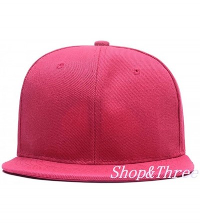 Baseball Caps Custom Embroidered Baseball Cap Personalized Snapback Mesh Hat Trucker Dad Hat - Hiphop Hot Pink - CH18HLTK9S6 ...