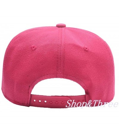 Baseball Caps Custom Embroidered Baseball Cap Personalized Snapback Mesh Hat Trucker Dad Hat - Hiphop Hot Pink - CH18HLTK9S6 ...