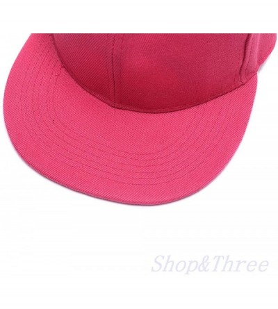 Baseball Caps Custom Embroidered Baseball Cap Personalized Snapback Mesh Hat Trucker Dad Hat - Hiphop Hot Pink - CH18HLTK9S6 ...