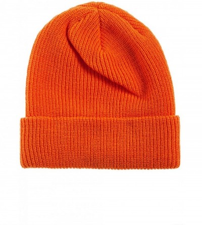 Skullies & Beanies Mens Sect Eye Dock Beanie Hats - Orange - CN11EOJZEXX $29.29