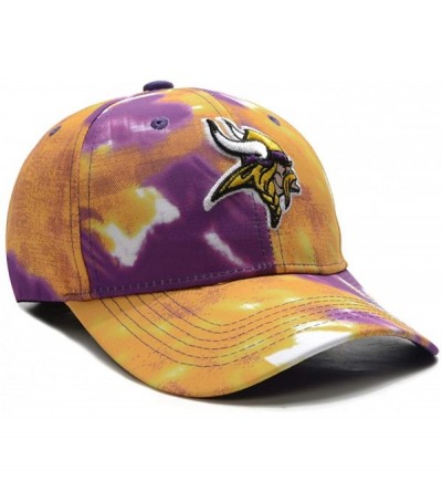 Baseball Caps Iasiti American Team Snapback Hats Adjustable Baseball Cap Men Women - Minnesota Vikings - C3198CIWDXE $20.44