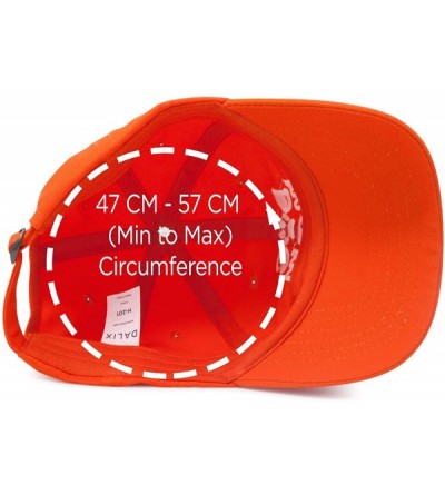 Baseball Caps Dog Mom Baseball Cap Women's Hats Dad Hat - Orange - CE18K0XLH3G $9.49