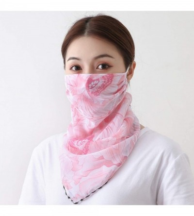 Balaclavas Women Multifunctional Bandana Chiffon Headband Scarf Balaclava Sun UV Protection - B1 - CU198SCIXR8 $12.60