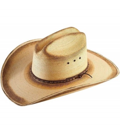 Cowboy Hats Men's Georgia Boy Palm Leaf Cowboy Hat - Rs16jafb41.Gbysbhr - Natural - C211F56B77V $107.30
