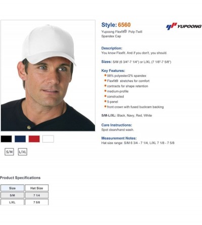 Baseball Caps Flexfit 6560 - Five Panel Cap - White - C41134VTHO9 $12.70