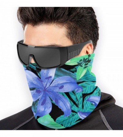 Balaclavas Flower Neck Gaiter Warmer Windproof Mask Face Mask Winter Balaclava Scarf Cover - Style 5 - CQ197QU67NU $19.89