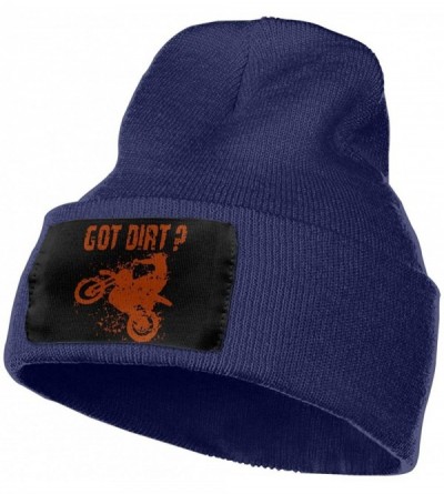 Skullies & Beanies Motorcross Racing Winter Knitting Stretchy - Navy - CQ18KQAWKAL $14.16