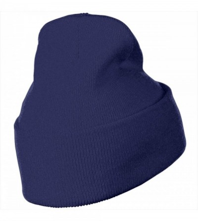 Skullies & Beanies Motorcross Racing Winter Knitting Stretchy - Navy - CQ18KQAWKAL $14.16