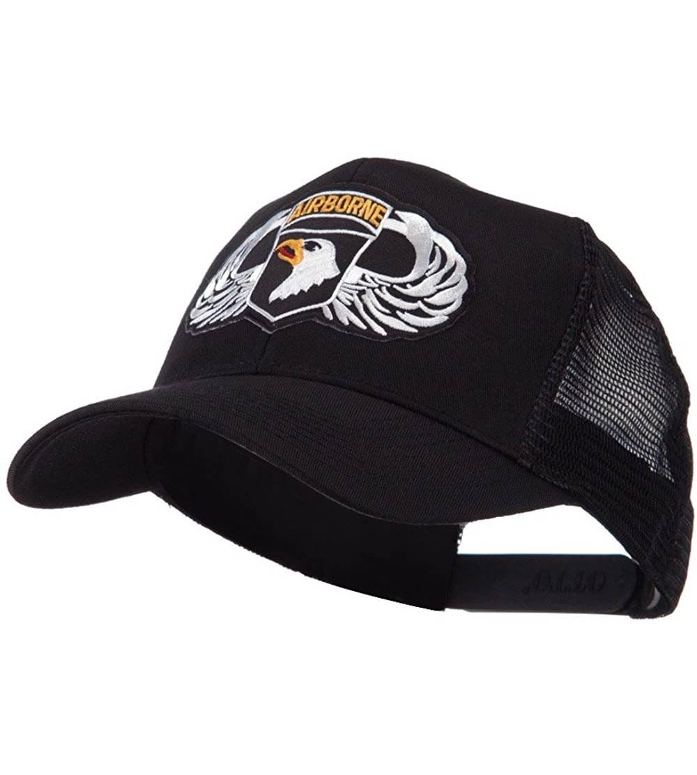 Baseball Caps Air Borne Wing Shape Patched Mesh Cap - 101st - C018WNULZ2R $23.56