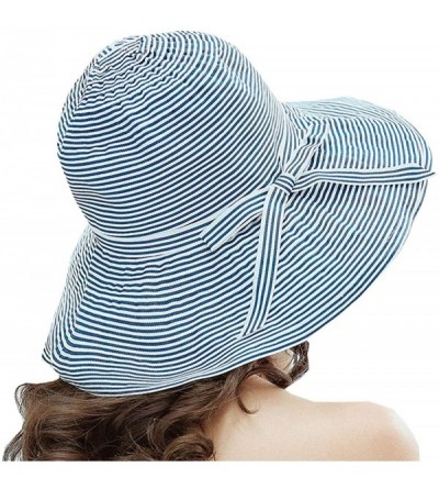 Sun Hats Bucket Summer Foldable Floppy Packable - B-blue - C618UXT6A6S $11.08