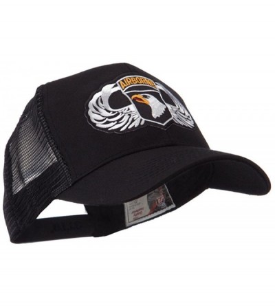 Baseball Caps Air Borne Wing Shape Patched Mesh Cap - 101st - C018WNULZ2R $23.56