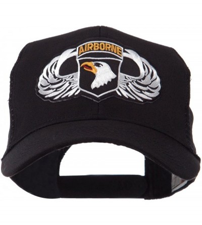 Baseball Caps Air Borne Wing Shape Patched Mesh Cap - 101st - C018WNULZ2R $23.56