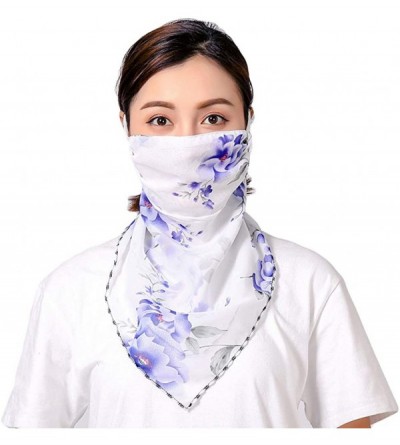 Balaclavas Mask-Neck Gaiter Shield Scarf Balaclava Bandana Sun Protection UPF Girl 50+UV Cool Ice Silk Lightweight - C0199XD5...