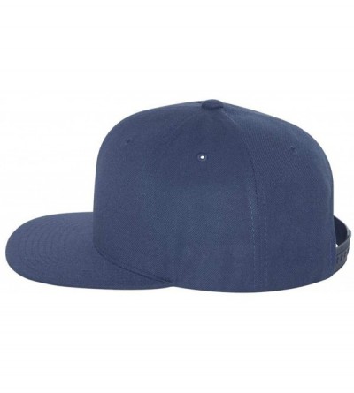 Baseball Caps Classic Snapback Pro-Style Wool Cap - Navy - CX11NANFD2P $8.88