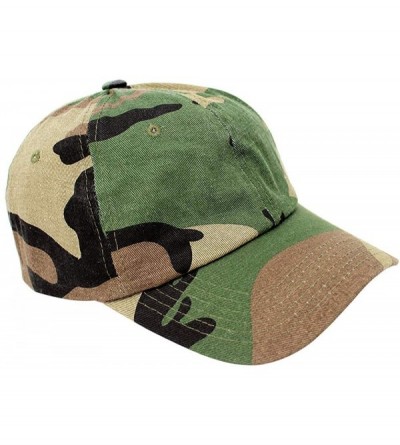 Baseball Caps Wholesale 12-Pack Baseball Cap Adjustable Size Plain Blank All Cotton Solid Color dad Hat - Camo - CG195SR0HYA ...