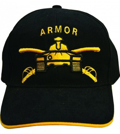Baseball Caps Armor Branch of Service Black Hat - C811WV06IAT $32.75