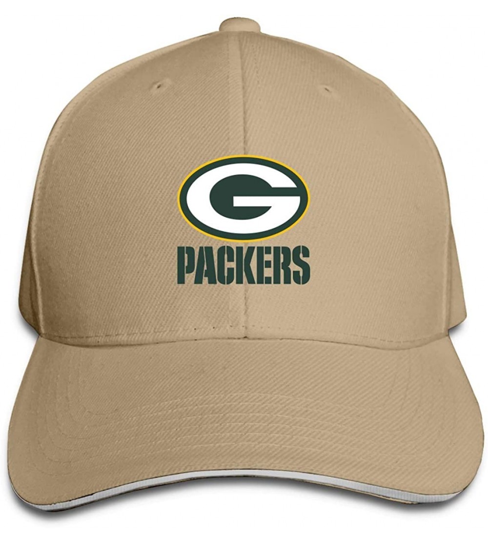 Baseball Caps Green Bay Packers Unisex Baseball Cap Men's Cap Adjustable Baseball Cap for Women-Gray - Natural - C318ZKCUYUA ...