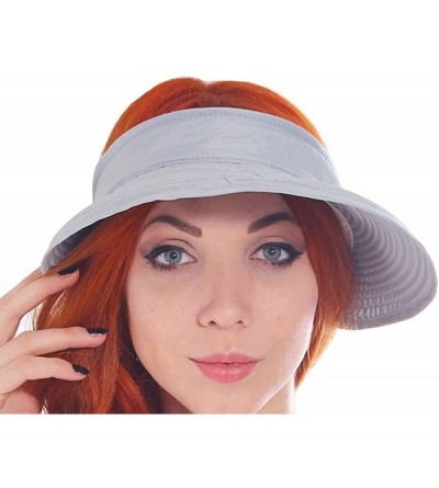 Sun Hats Baseball Caps Woman Bowknot Summer Dual Purpose Hats - Gray - CQ11ZYCBHGR $10.63