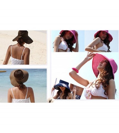 Sun Hats Women Sports Sun Visor Cap Sweat-Absorbent Baseball Travel Adjustable Hat - Model 2 Rose Red - CK18363I8KU $7.64