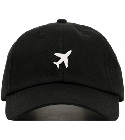 Baseball Caps Airplane Baseball Hat- Embroidered Dad Cap- Unstructured Soft Cotton- Adjustable Strap Back (Multiple Colors) -...