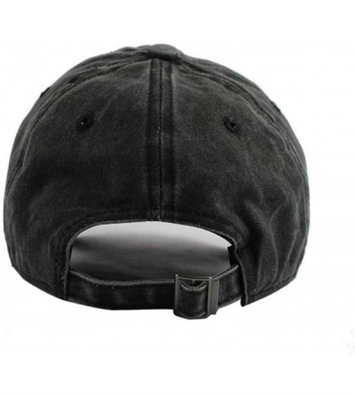 Cowboy Hats Hercvles Plain Adjustable Cowboy Cap Denim Hat for Women and Men - Zoso4 - CT18ZX5GX06 $12.58