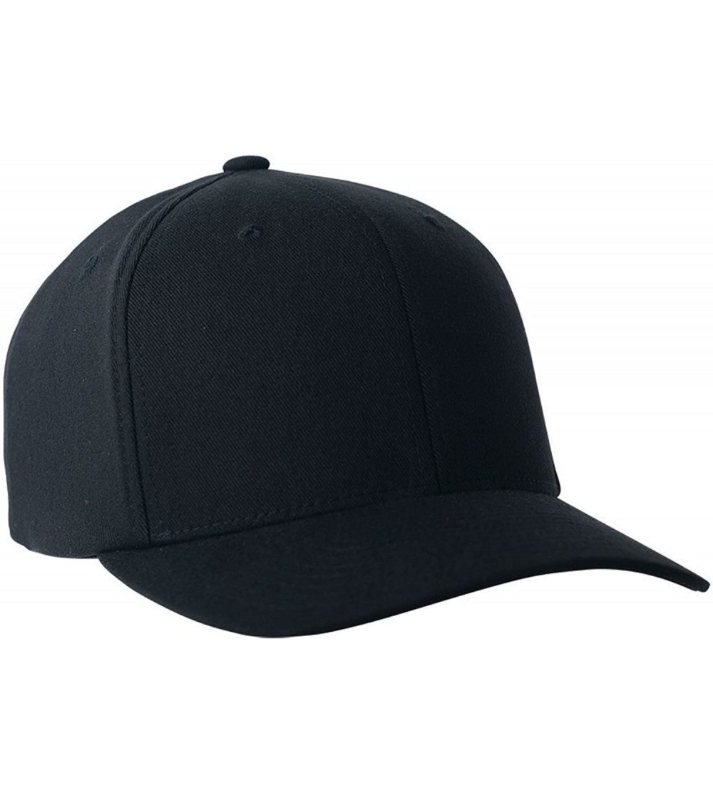 Baseball Caps 110C - Cool & Dry Pro-Formance Serge Cap - Black - CO11FBCUN51 $7.73