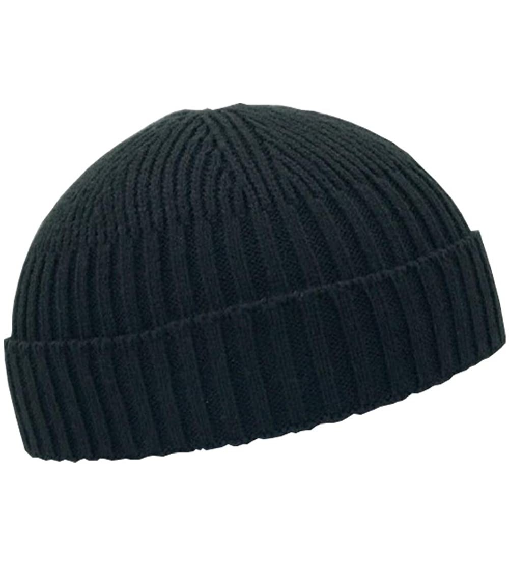 Skullies & Beanies Fashion Fall Winter Knitted Hat Skull Cap Sailor Cap Cuff Beanie Vintage for Men Women - 1 - CW1880RS9DG $...
