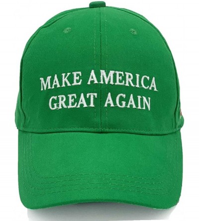 Skullies & Beanies Make America Great Again Donald Trump Cap Hat Unisex Adjustable Hat - 001 Green - CK18NHQ3Q3O $8.19