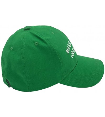 Skullies & Beanies Make America Great Again Donald Trump Cap Hat Unisex Adjustable Hat - 001 Green - CK18NHQ3Q3O $8.19