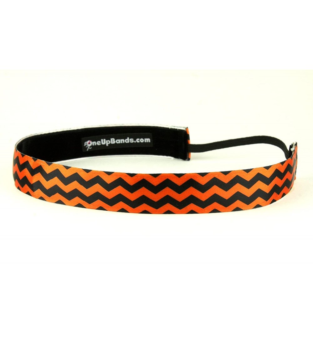 Headbands Women's Chevron Black/Orange One Size Fits Most - Black/Orange - CB11K9XCRZV $16.35