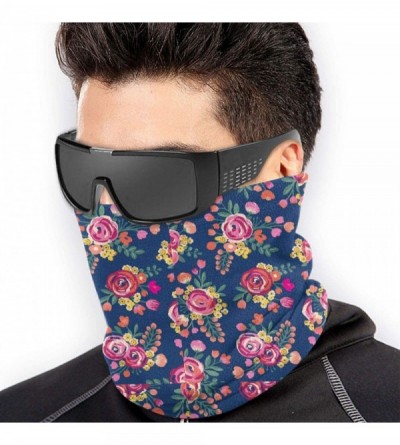 Balaclavas Face Mask Custom flower 3D Seamless Half Face Bandanas Balaclava - Style15 - CN197Y4Q2O8 $10.57