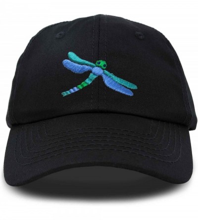 Baseball Caps Dragonfly Womens Baseball Cap Fashion Hat - Black - CR18KGXH336 $14.21