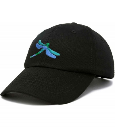 Baseball Caps Dragonfly Womens Baseball Cap Fashion Hat - Black - CR18KGXH336 $14.21