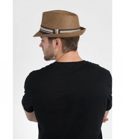 Fedoras Mirage Fedora Hat - Brown - CK18044WXNM $38.42