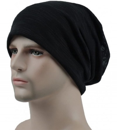 Skullies & Beanies Unisex Winter Slouchy Beanie Warm Cap Men Women - Skull Cap - Baggy Beanies Hip-hop Casual Scarf Hat (Blac...