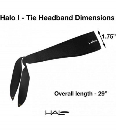 Headbands AIR Series Sweatband Halo I Tie Version for Women and Men - Black - C918LZ73LS9 $15.77