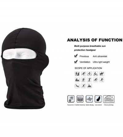 Balaclavas Balaclava Face Mask Men Summer Dust Uv Sun Breathable Mask for Hot Weather Women Outdoors Sports Scarf - Ac4 - CV1...