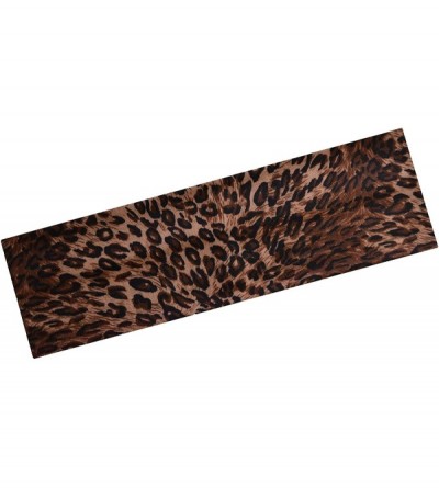 Headbands (Set of 3) Leopard Animal Print Stretch Headband - Pink / Green / Brown - CX11CMO13MD $12.57