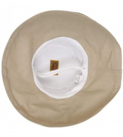 Sun Hats Women's Cotton Hat with Inner Drawstring and Upf 50+ Rating - Taupe - C11130G37E9 $63.29
